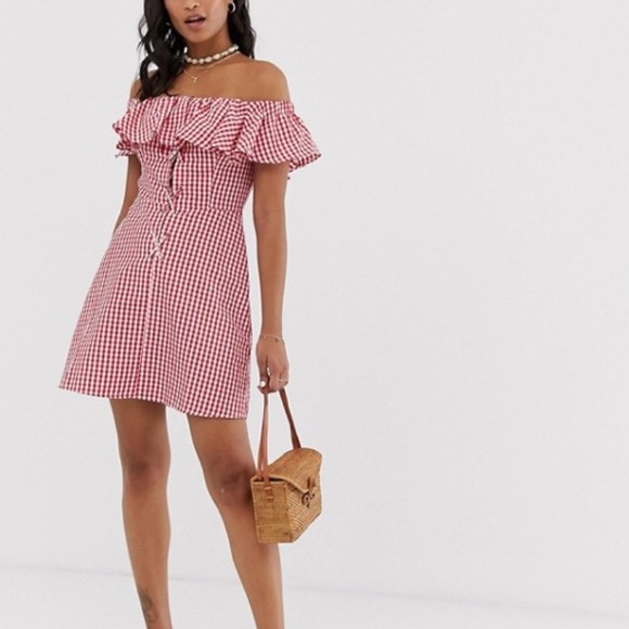 Brand New Off Shoulder Mini Sundress - Picture 7 of 7